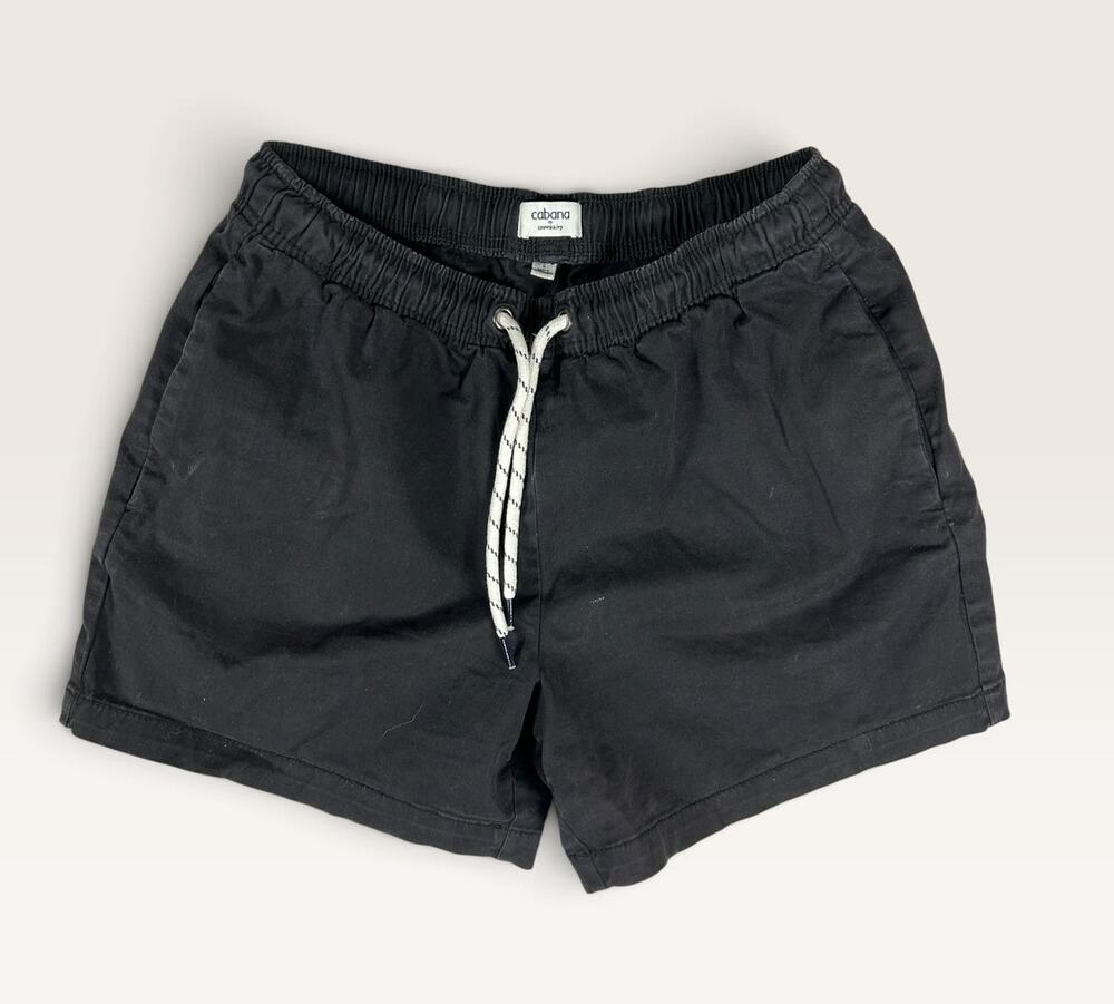 Cabana by Crown & Ivy Drawstring Shorts Men's Small Black